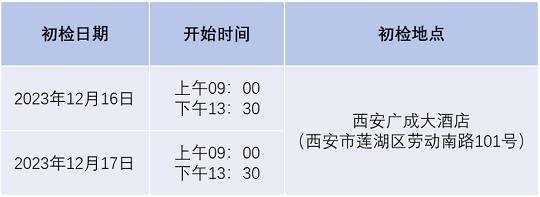 2024年度中国南方航空股份有限公司招飞陕西地区初检安排