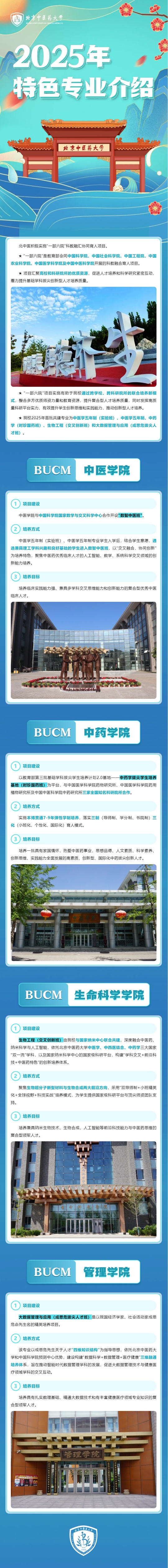 2025年北京中医药大学特色专业介绍