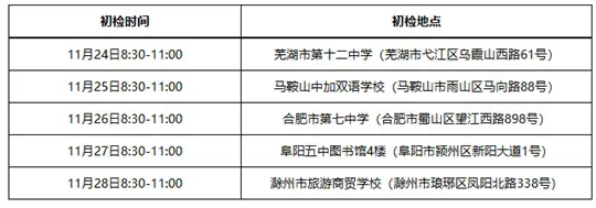 中国民航大学:安徽地区2026年招飞预选初检日程安排
