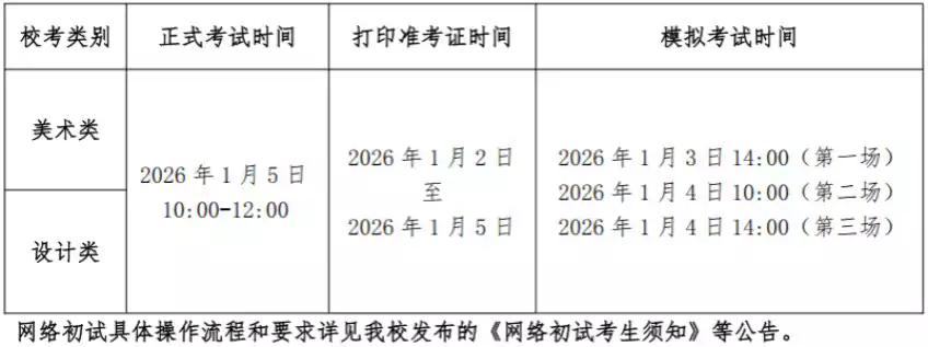 鲁迅美术学院2026年本科招生简章