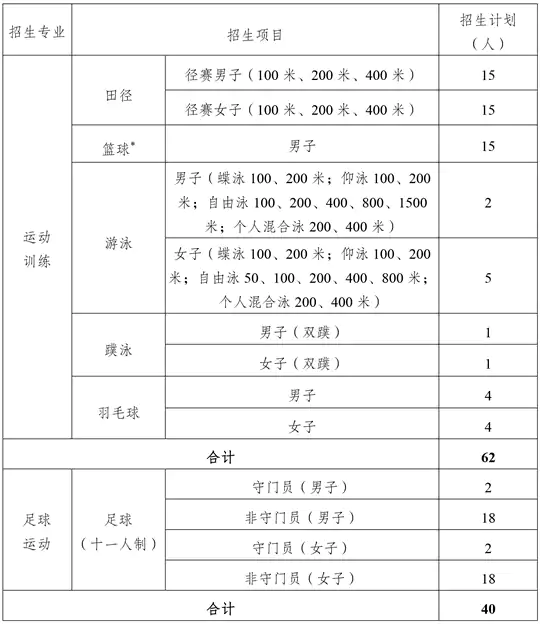 成都大学2026年运动训练、足球运动专业招生简章