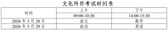 广西2026年普通高等学校运动训练、武术与民族传统体育专业招生文化考试公告